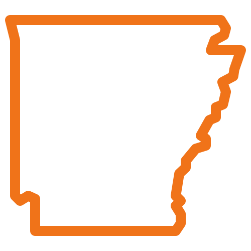 Orange Arkansas state icon